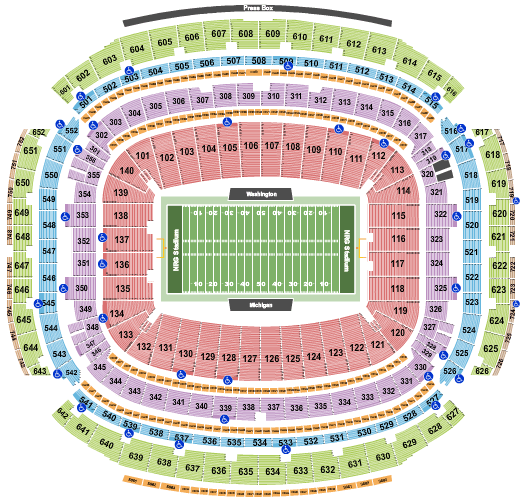 NRG Stadium Texas Bowl Seating Chart
